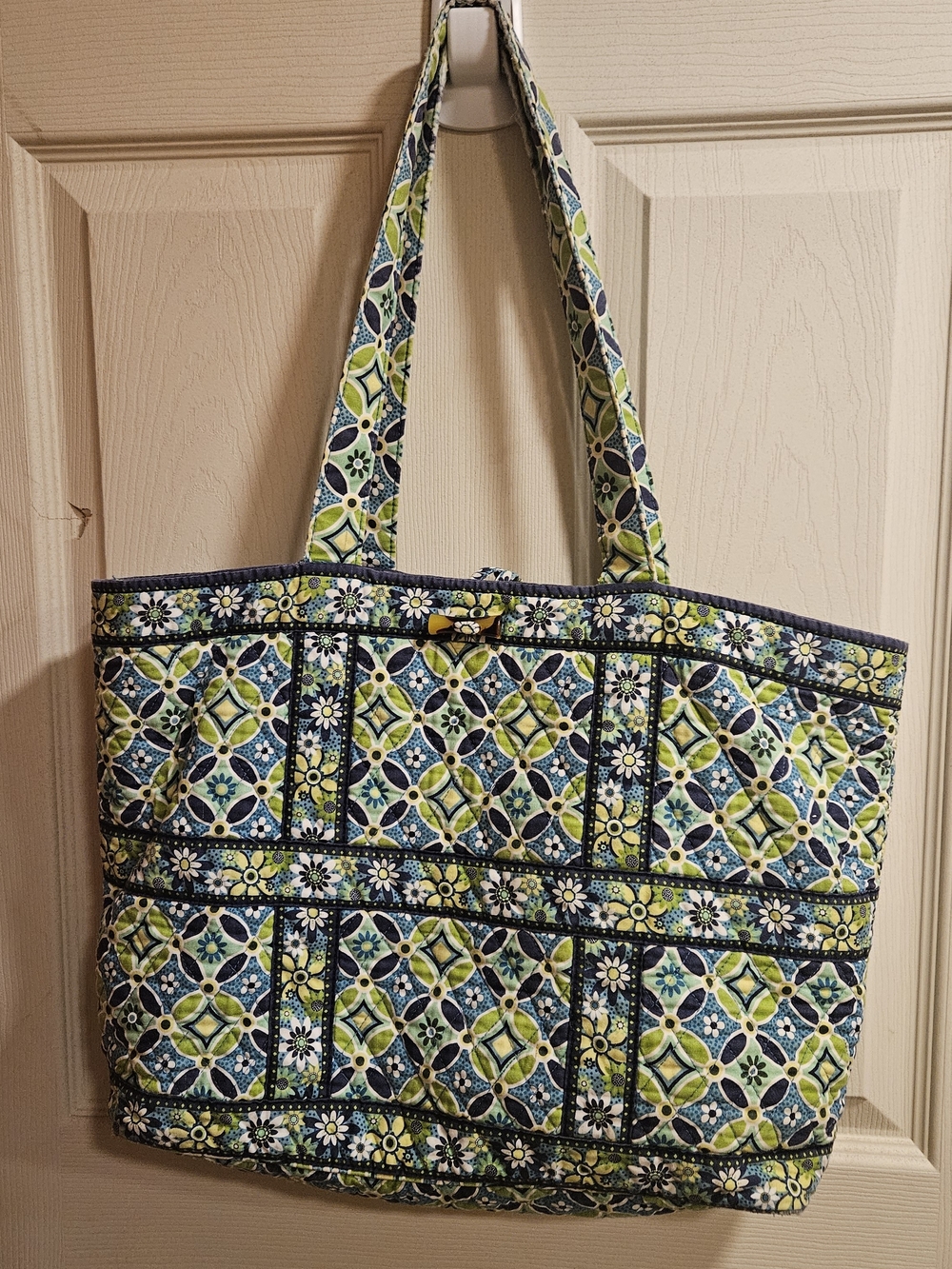 Vera Bradley Blue & Green Quilted Tote